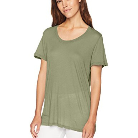 Nwt Monrow Tee Tissue Relaxed Crew 